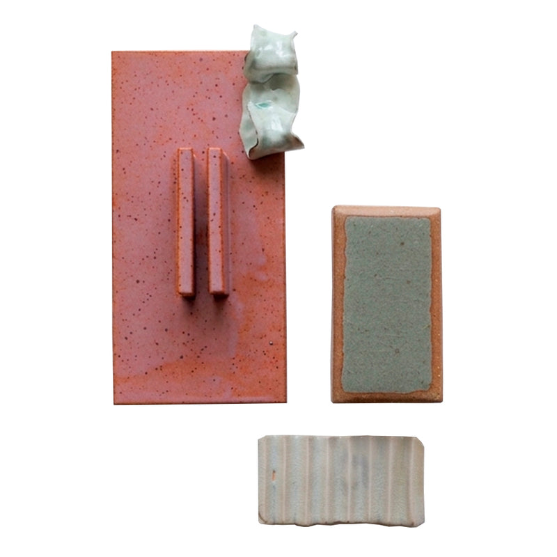 DUSTY ROSE, CELADON GREEN AND GREY <br> $266