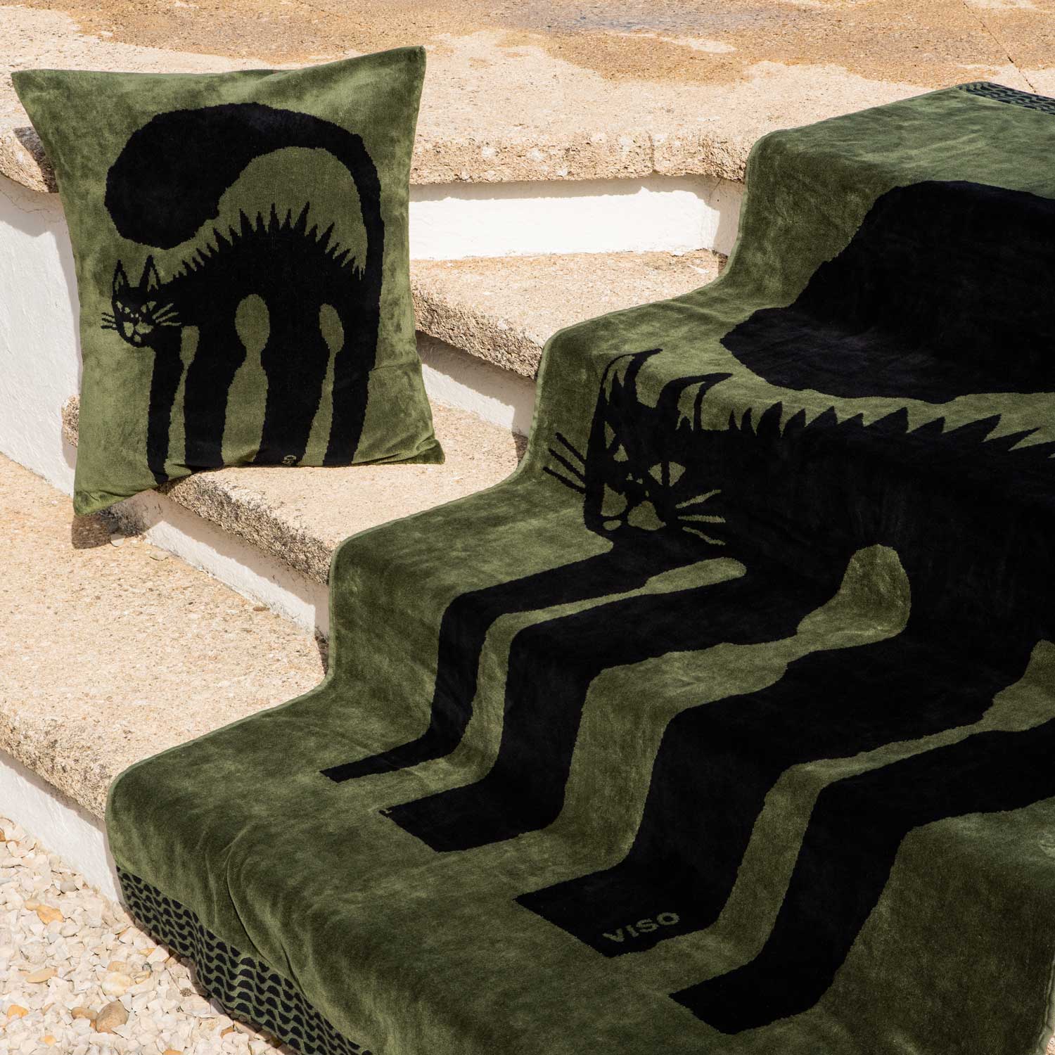 Beach Towel Cat 0101