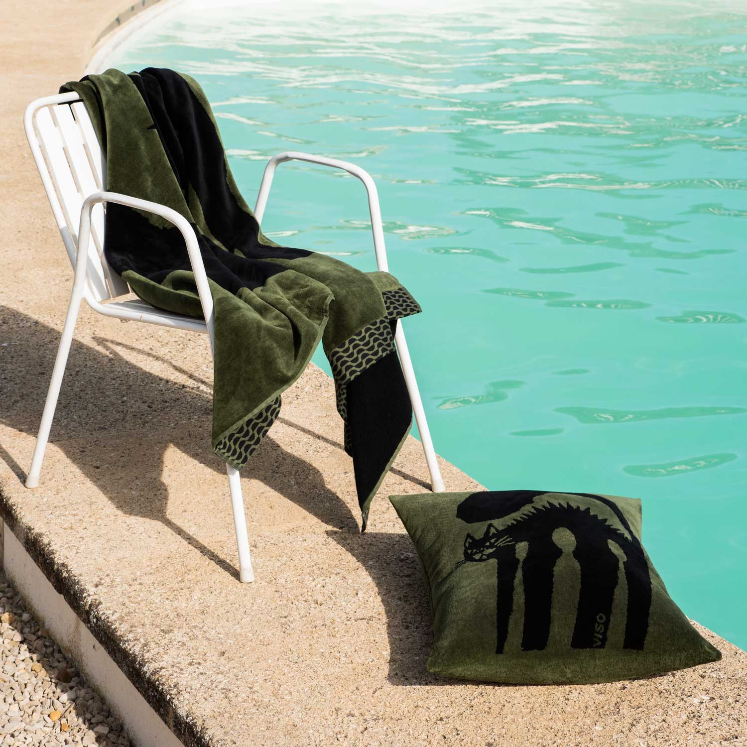 Beach Towel Cat 0101