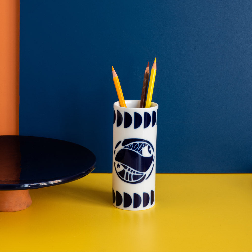 Porcelain Zodiac Pencil Holder 0101