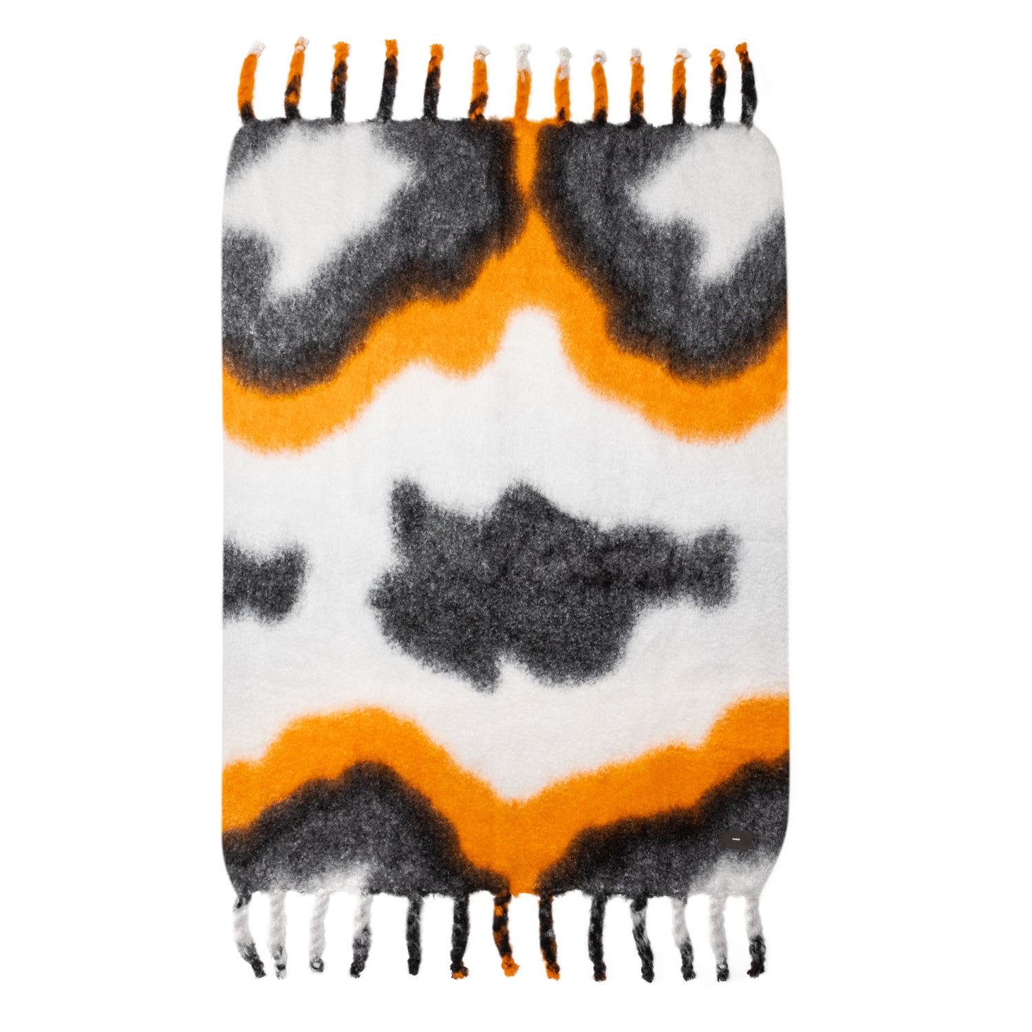 Tie Dye Mohair Blanket 0801