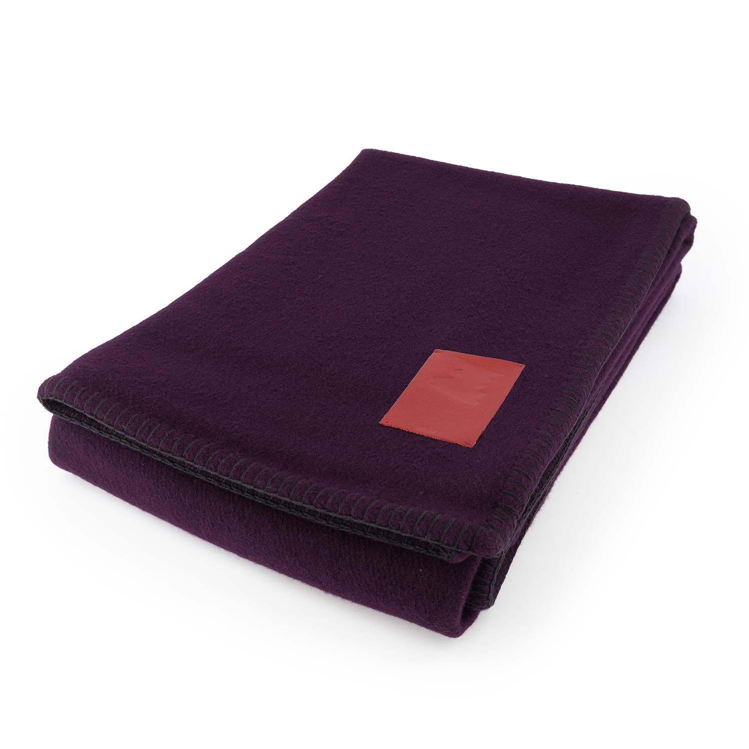 Regal Merino Blanket – Dark Plum