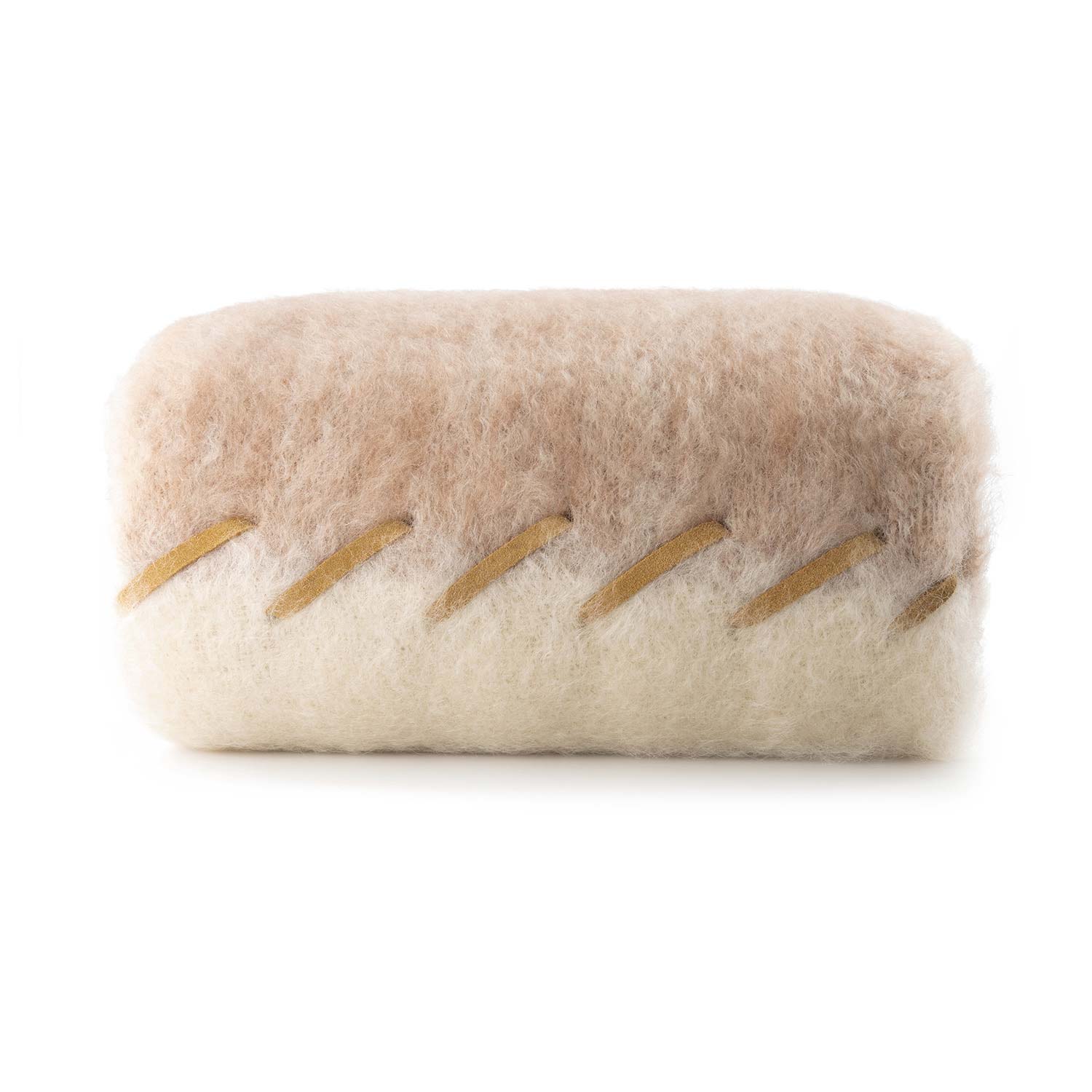 Terracota and cream Mohair Blanket