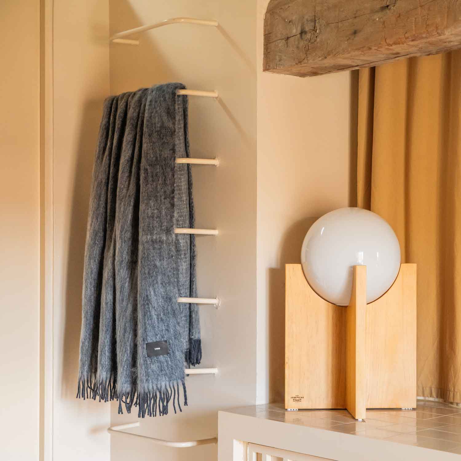 Dark Grey Mohair Blanket