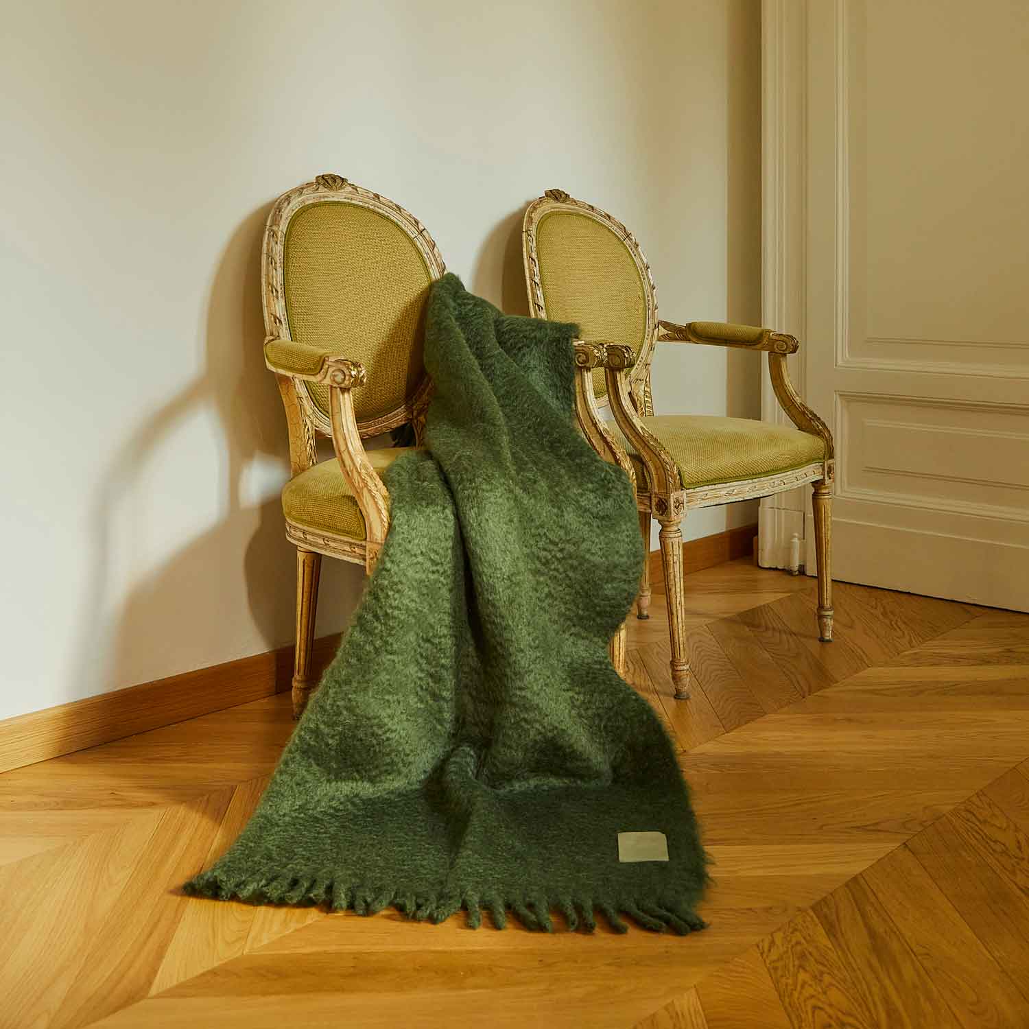 Green Mohair Blanket