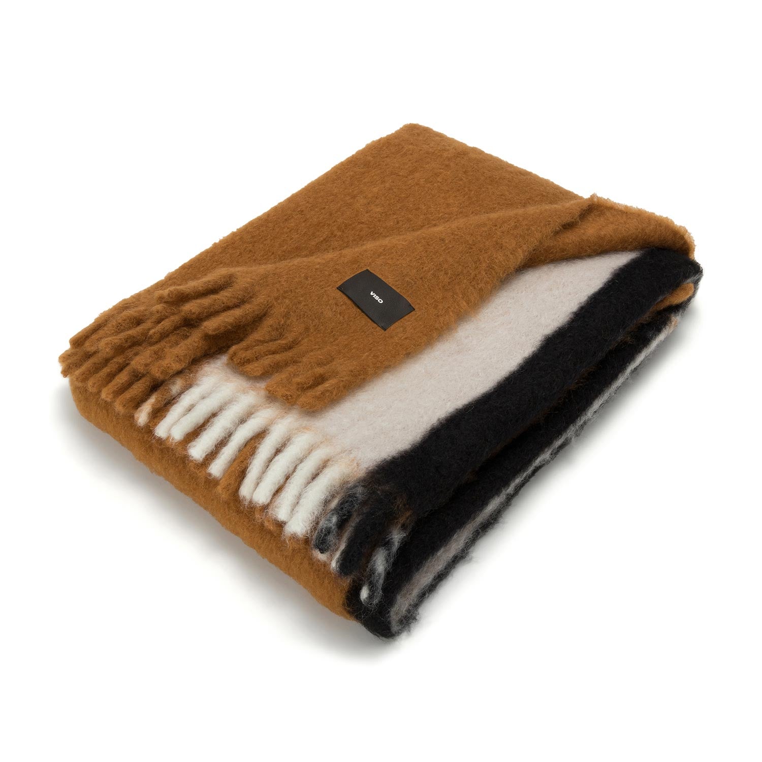Terra Brown Mohair Blanket