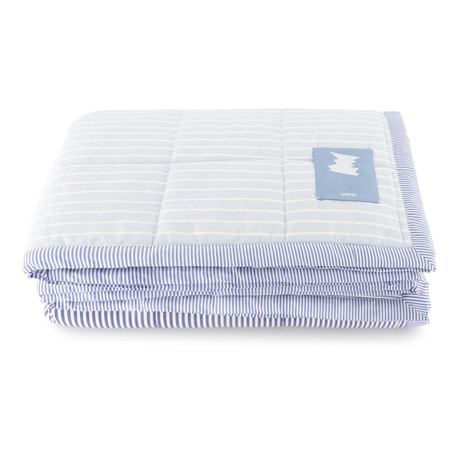 Blue Patchwork Blanket Regular