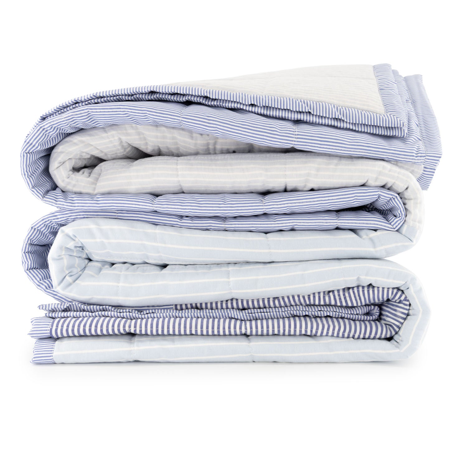 Blue Patchwork Blanket Queen Size