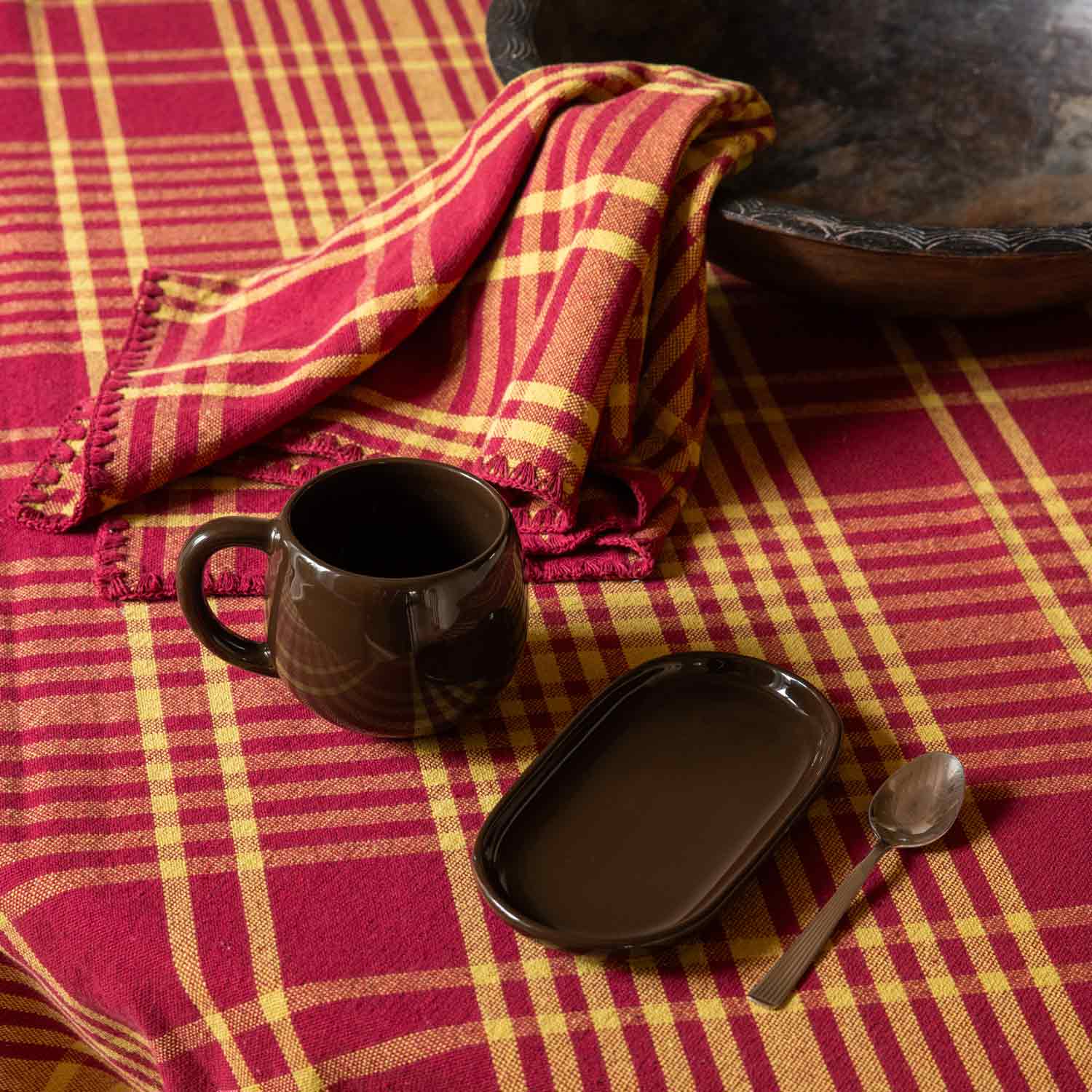 Chocolate Ceramic Espresso Set