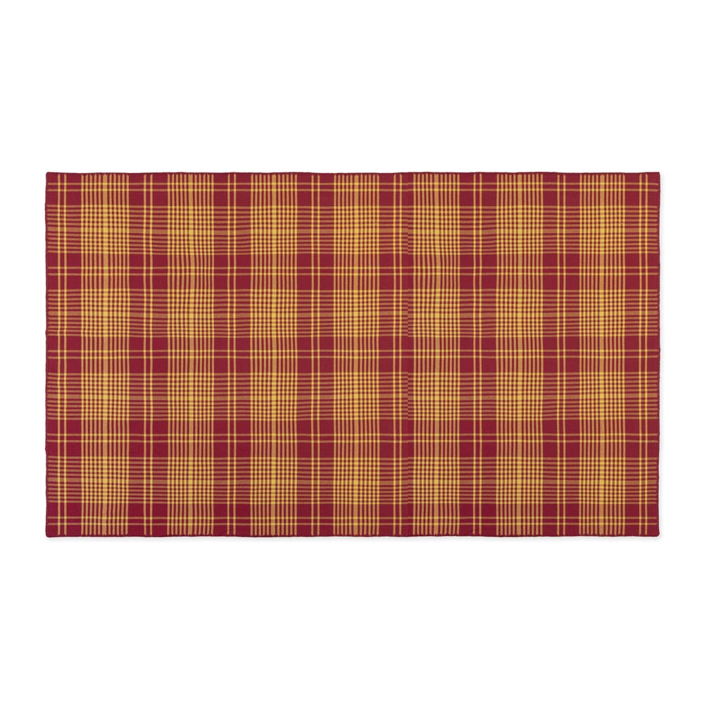 Bordeaux and Yellow Trattoria Tablecloth