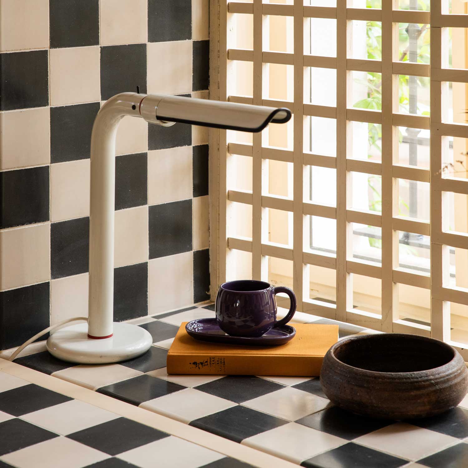 Purple Ceramic Espresso Set