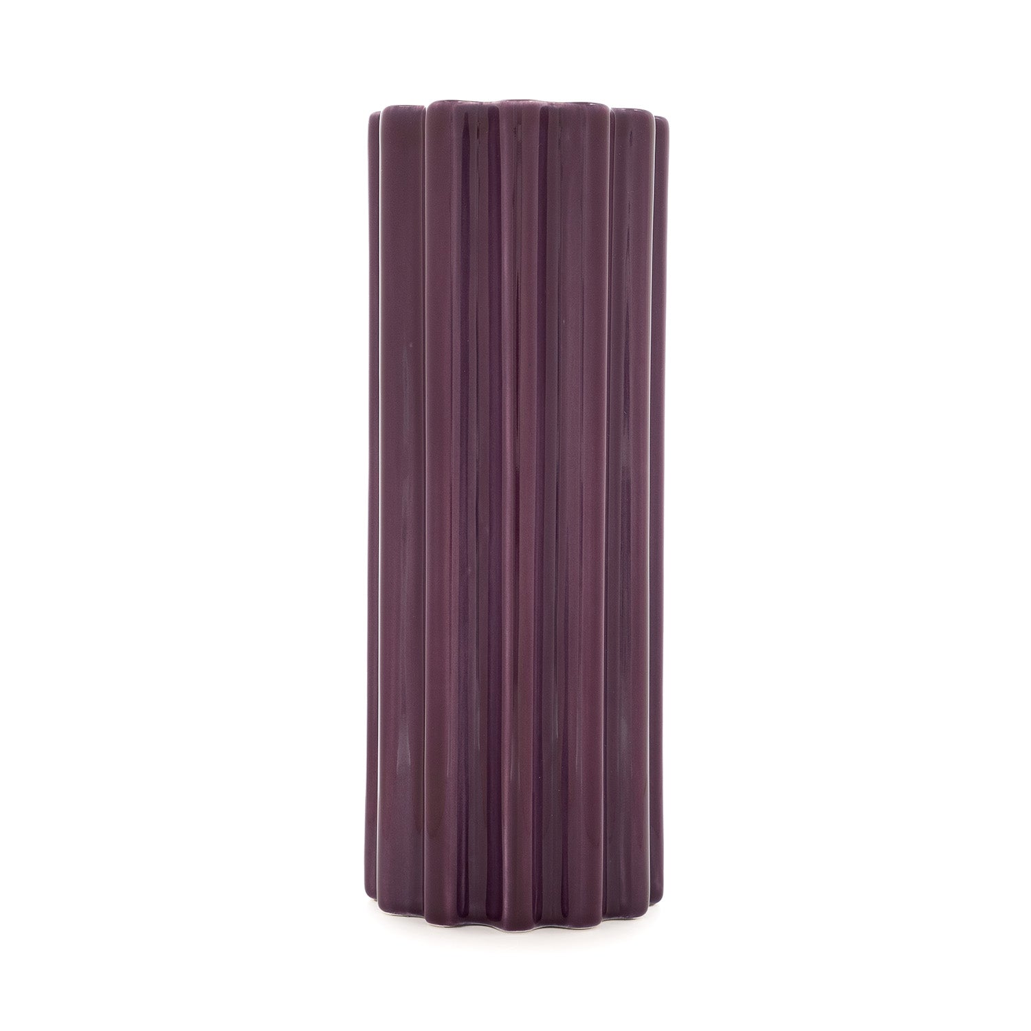Churro Ceramic Vase – Purple