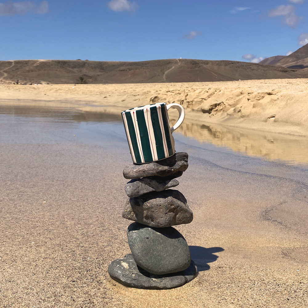 Andalusia Green Ceramic Mug