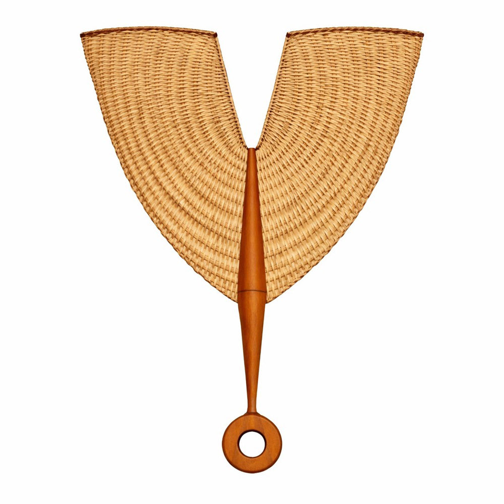 HAND-WOVEN CRESCENT MOON FAN