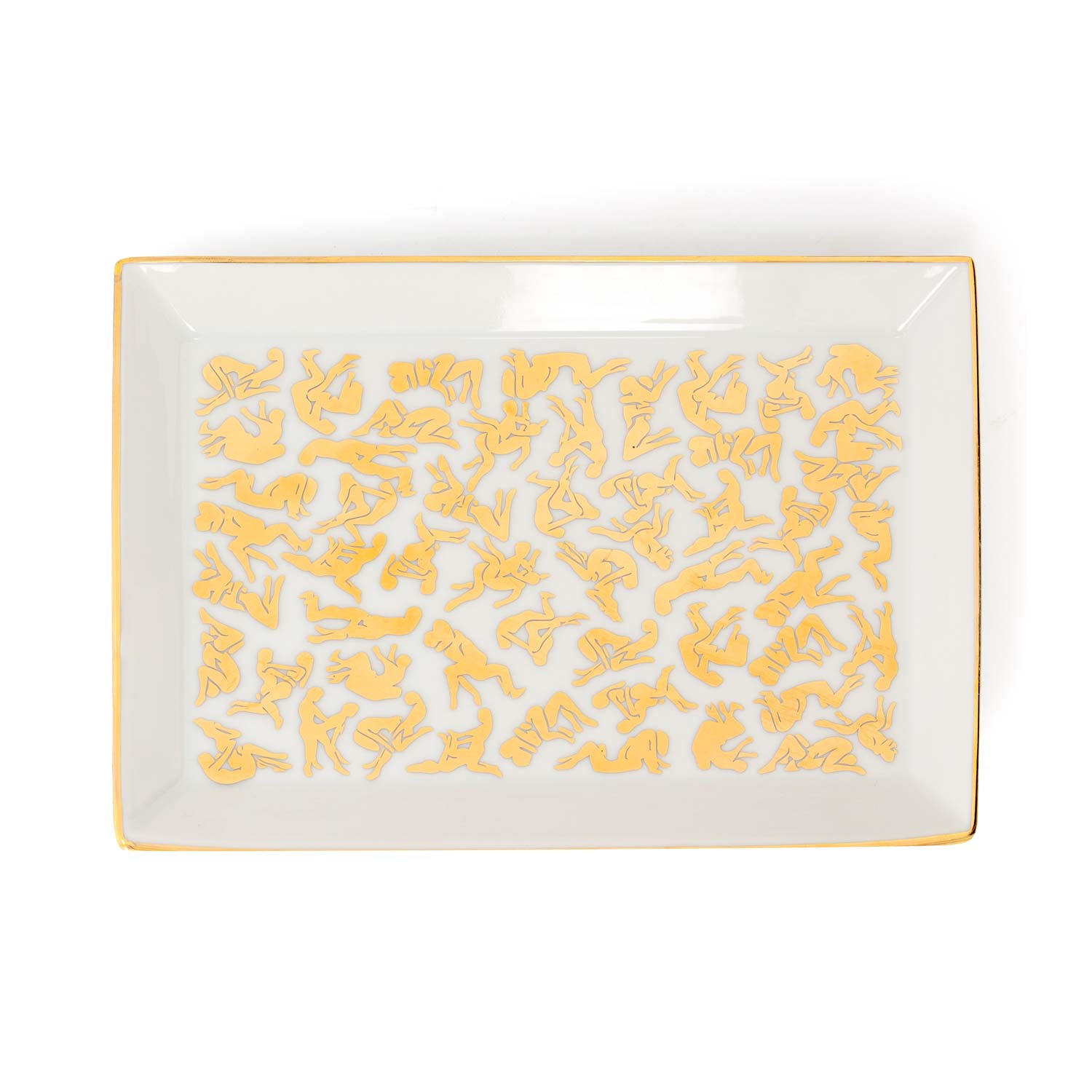 Porcelain Gold Kamo Sutra Tray