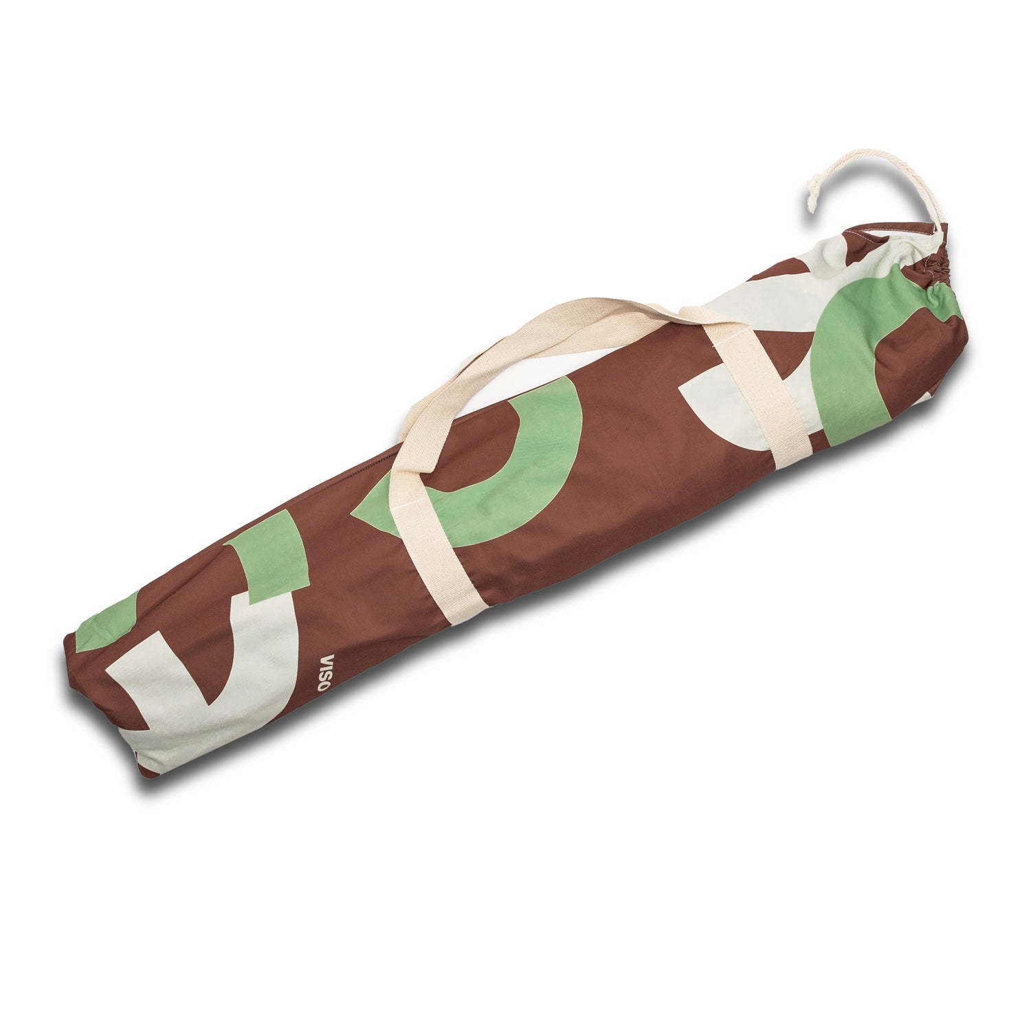 A canvas bag in which it can be stored a beach umbrella