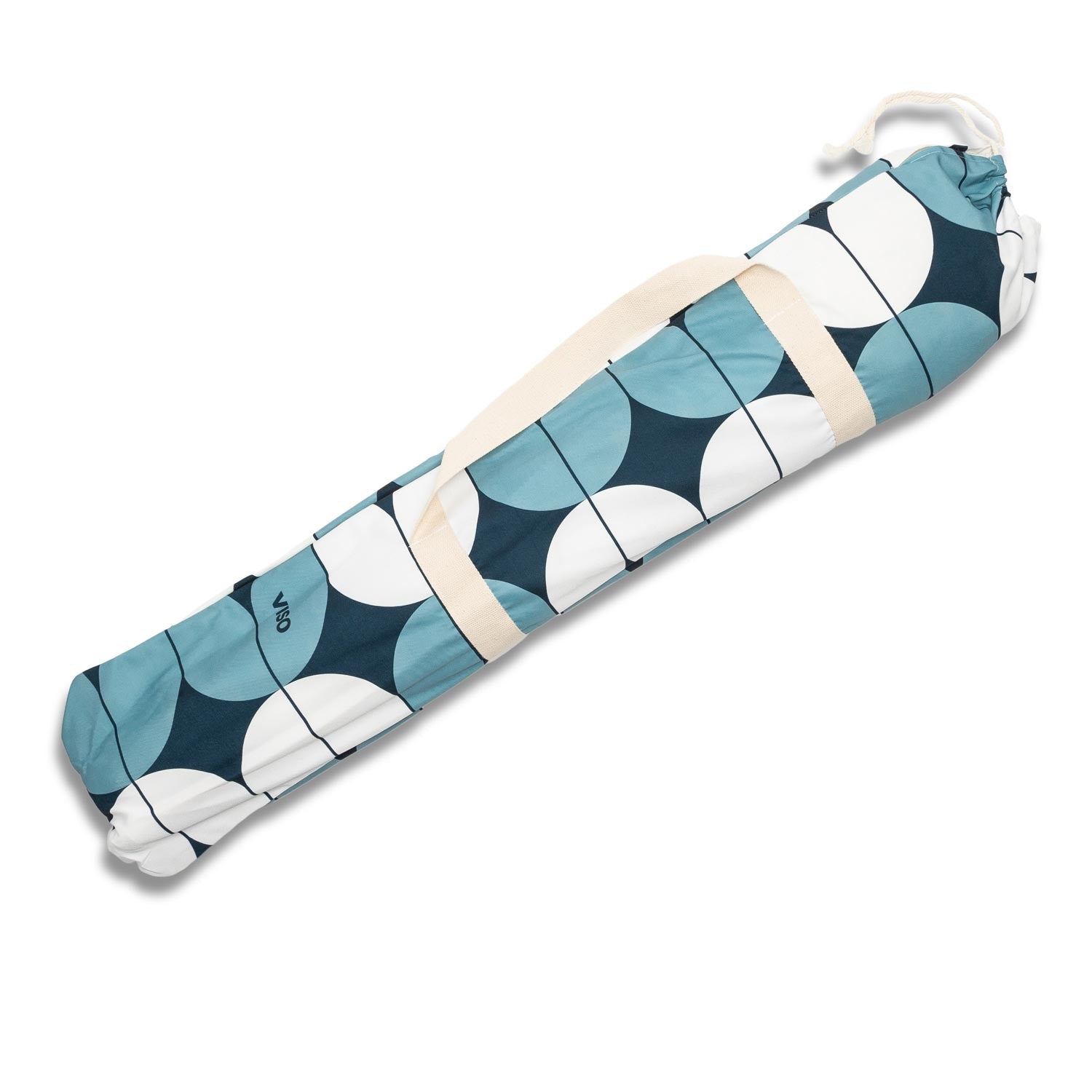 A canvas bag in which it can be stored a beach umbrella