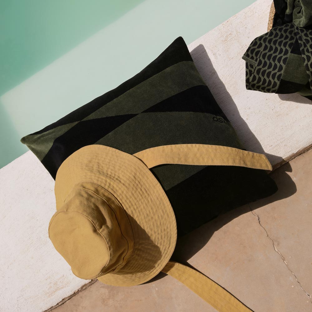 Stripes Green Pillow Cover