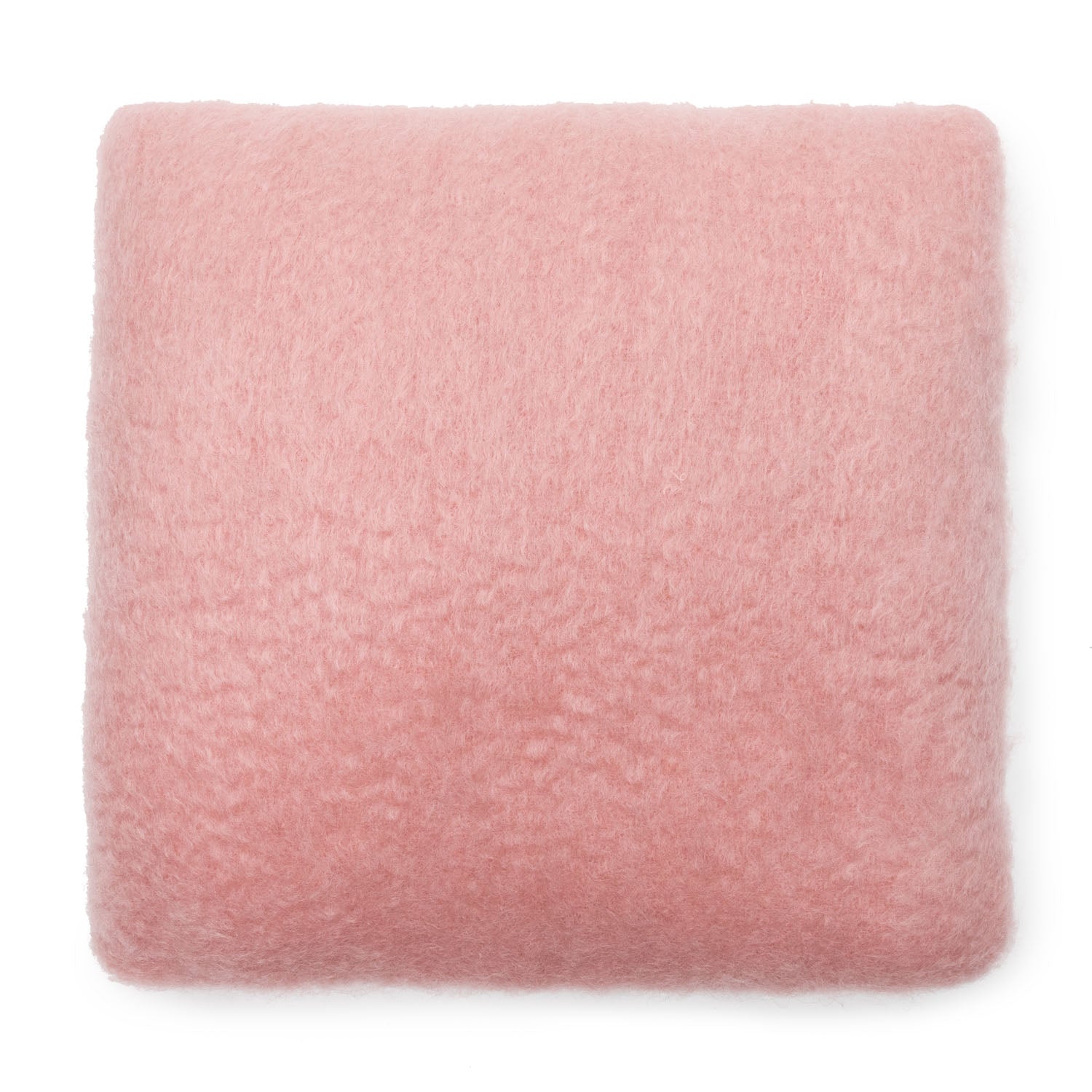 Pink Mohair Pillow Cover